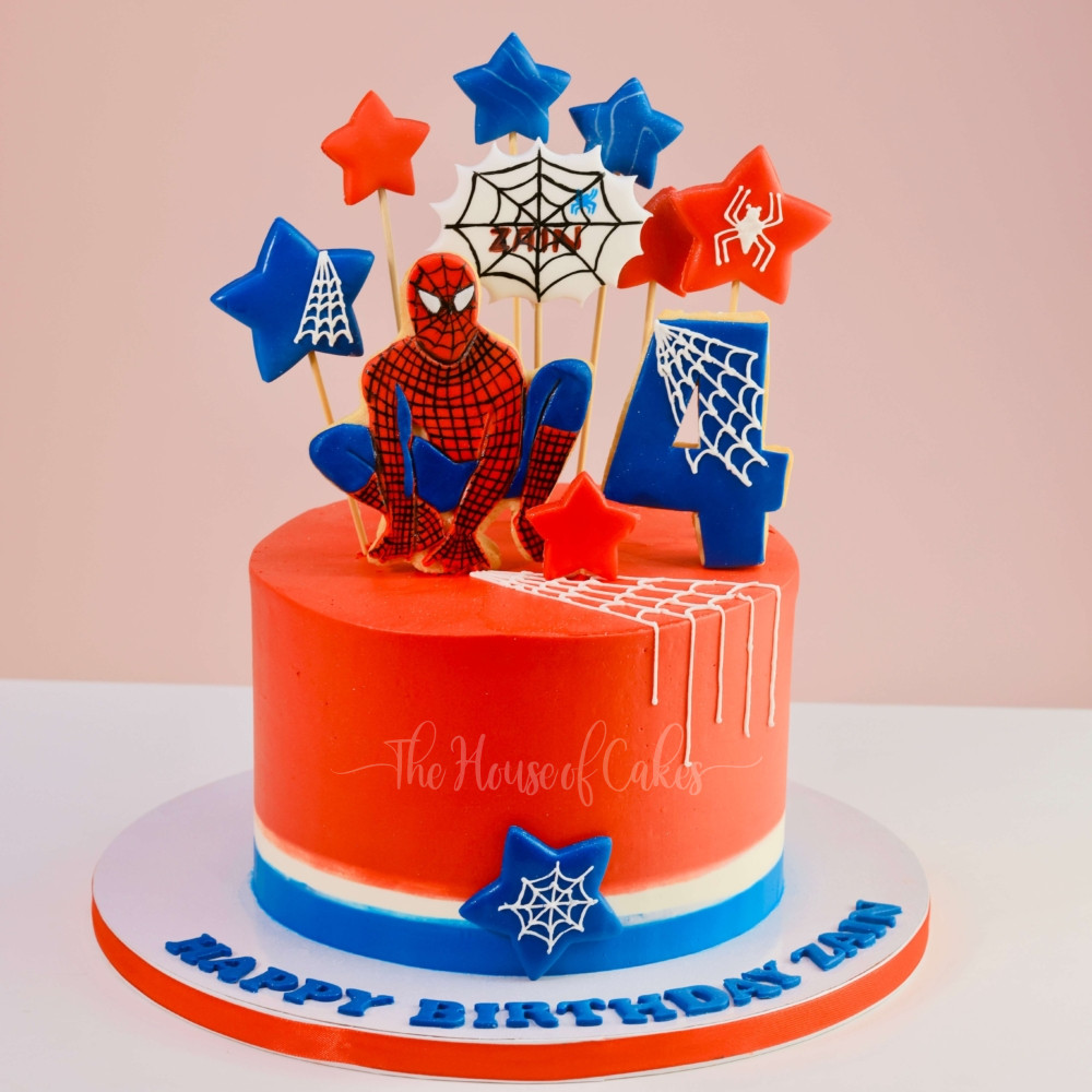 Minion Spiderman Cake Buy Spider Man Fondant Cake Online YummyCake — free download