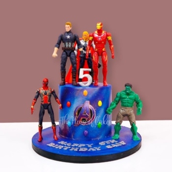 Superheroes Cake