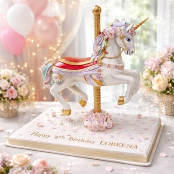 Unique 3D Unicorn Cake in Dubai