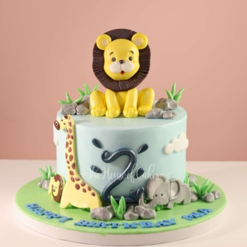 Jungle Animals Cake in Dubai