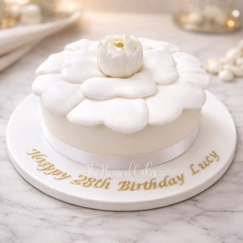 Chanel’s Camellia Flower Cake