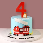 Fire Truck Cake