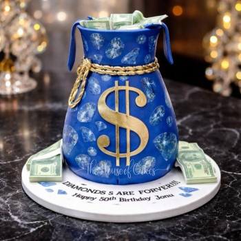 Money Bag Cake in Dubai