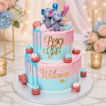 Gender Reveal Cake in Dubai