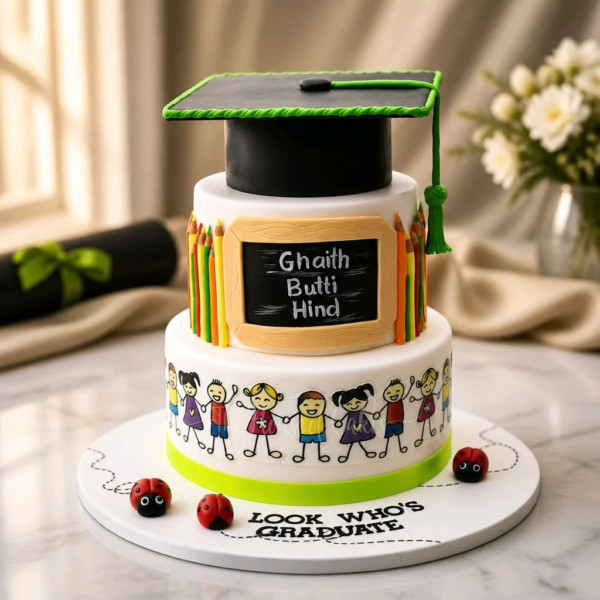 Preschool Graduation Cake in Dubai