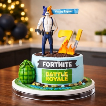 Fortnite Meowscles Cake