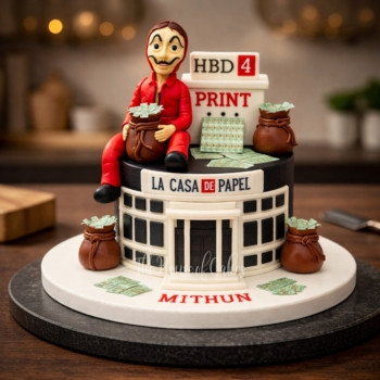 Money Heist Cake in Dubai