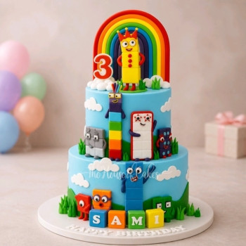 Numberblocks cake 1
