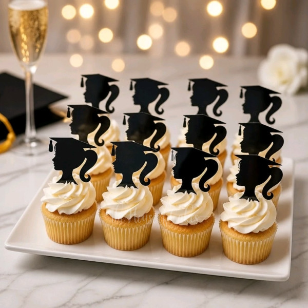 Graduation Girl Cupcakes