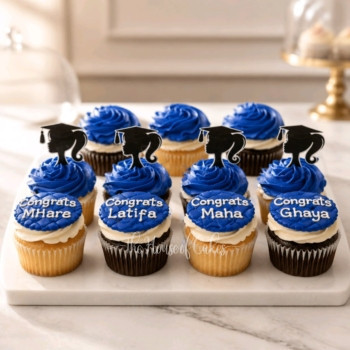 Graduation Girl Cupcakes