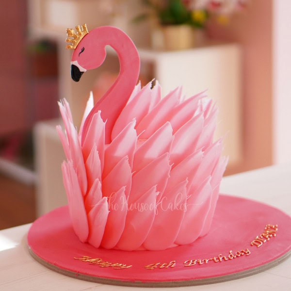 flamingo cake
