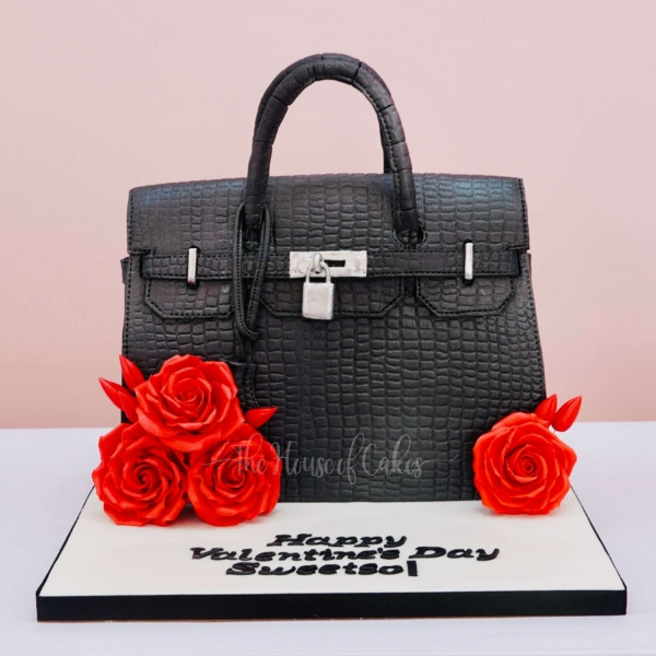 hermes bag cake