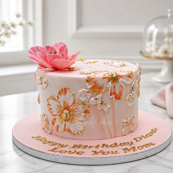 Cake with Icing Flowers from The House of Cakes