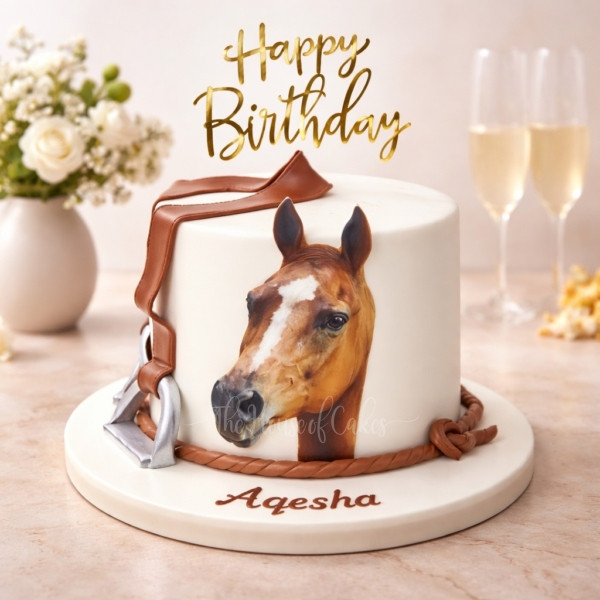 Horse Cake in Dubai from The House of Cakes Bakery