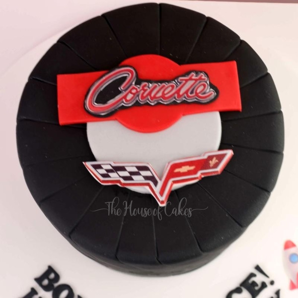 Corvette themed cake