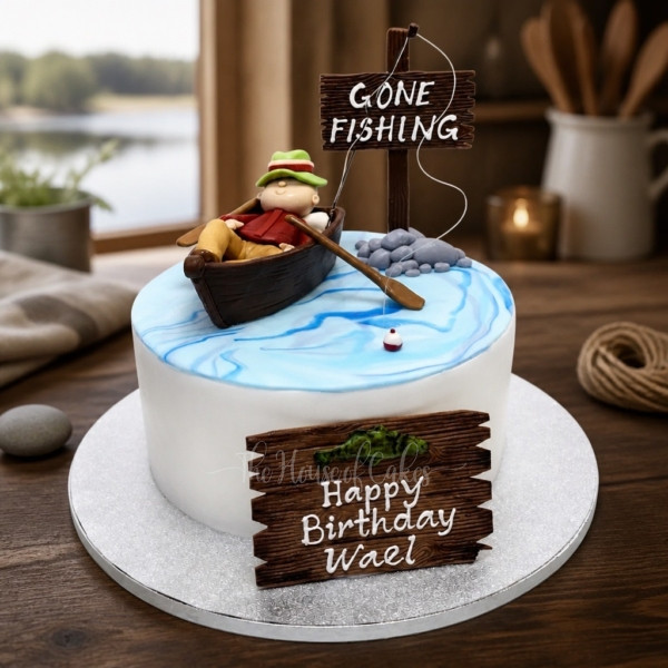 Gone Fishing Cake in Dubai