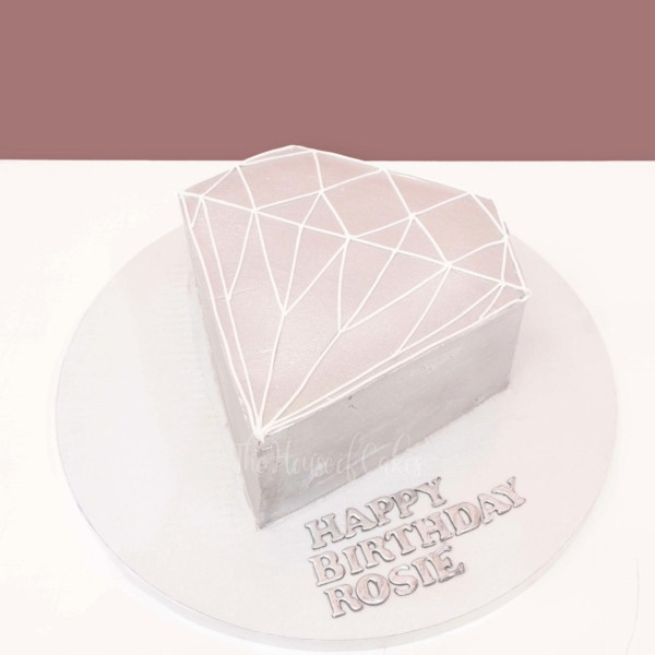 Diamond Shape Cake in Dubai