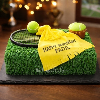Tennis Theme Cake