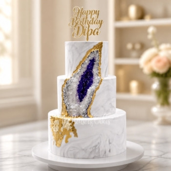 Geode Cake in Dubai