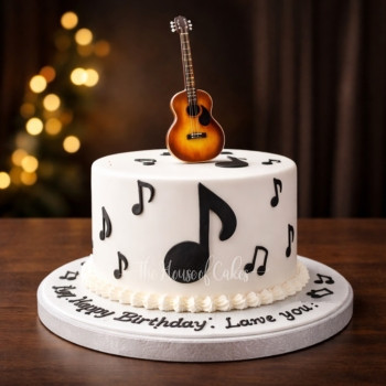 Guitar Cake in Dubai