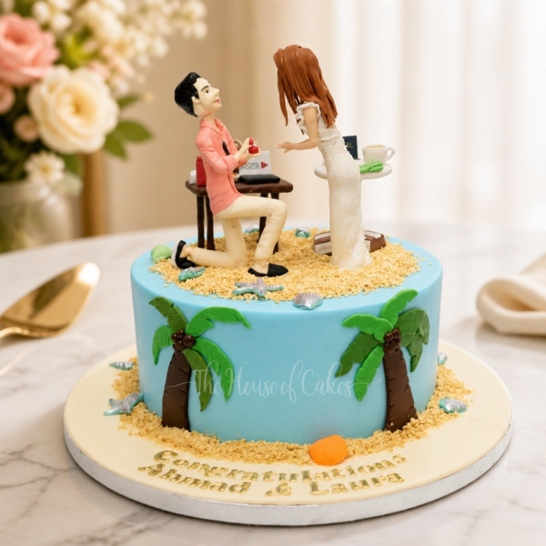 Engagement Cake in Dubai