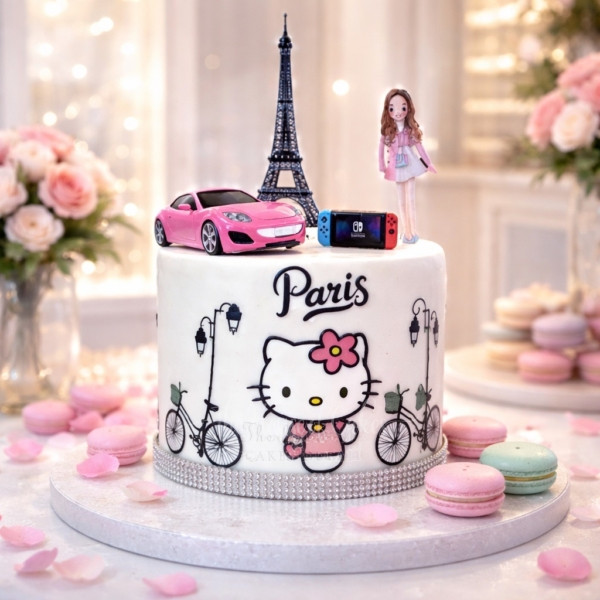I Love Paris Cake in Dubai