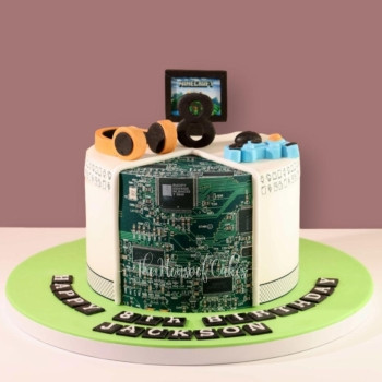 Minecraft cake