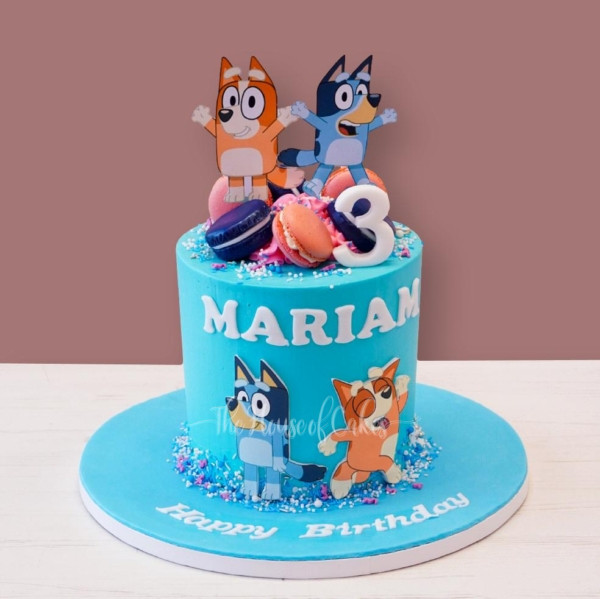 Bluey and Bingo Cake