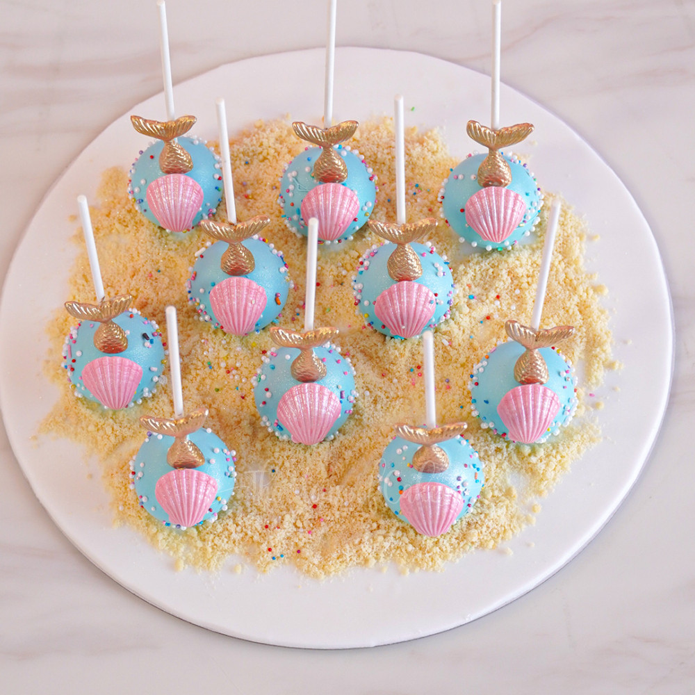 Mermaid cake pops Cake pops in Dubai Cake pops near me in Dubai