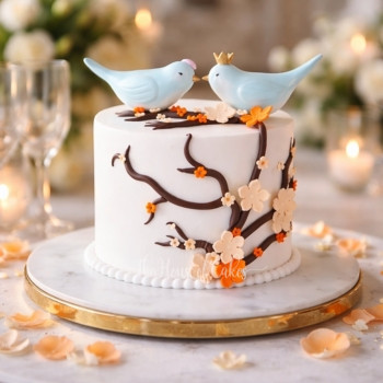 Love Birds Cake 