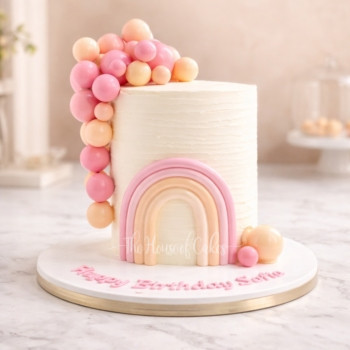 pastel rainbow cake