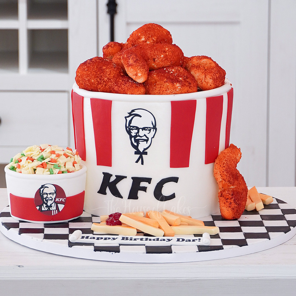 KFC bucket of chicken cake KFC Cake KFC Dubai Cake