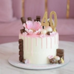 Pink Drip and Candies Cake in Dubai