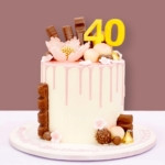 Pink Drip and Candies Cake in Dubai