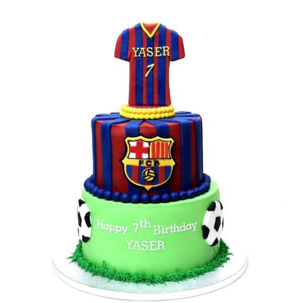 Barcelona Football theme Cake 20