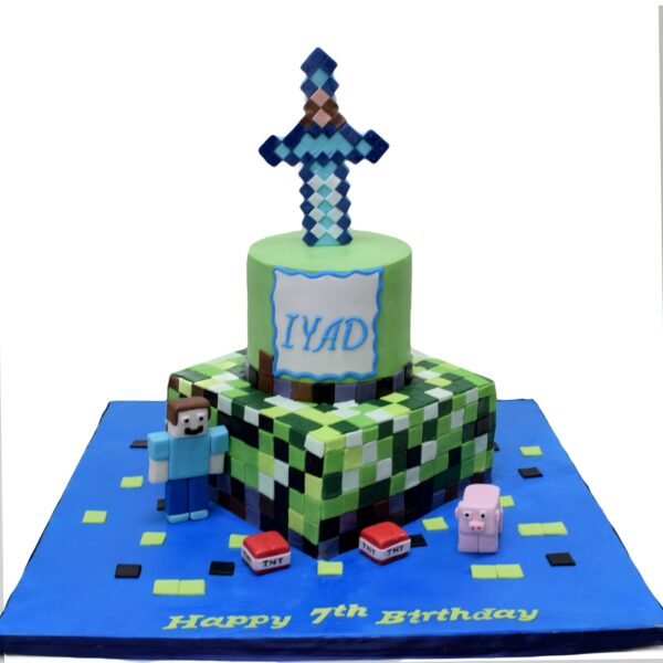 Minecraft cake 10