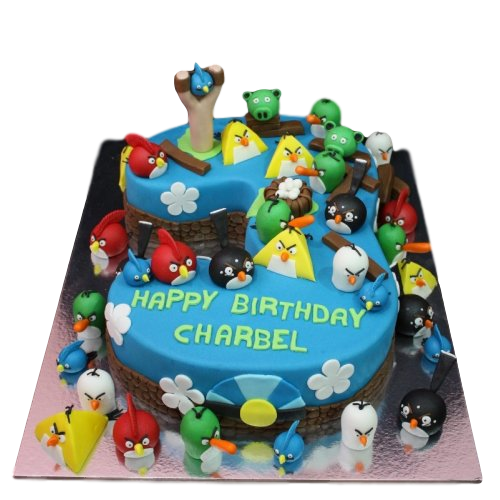 Angry birds cake 7