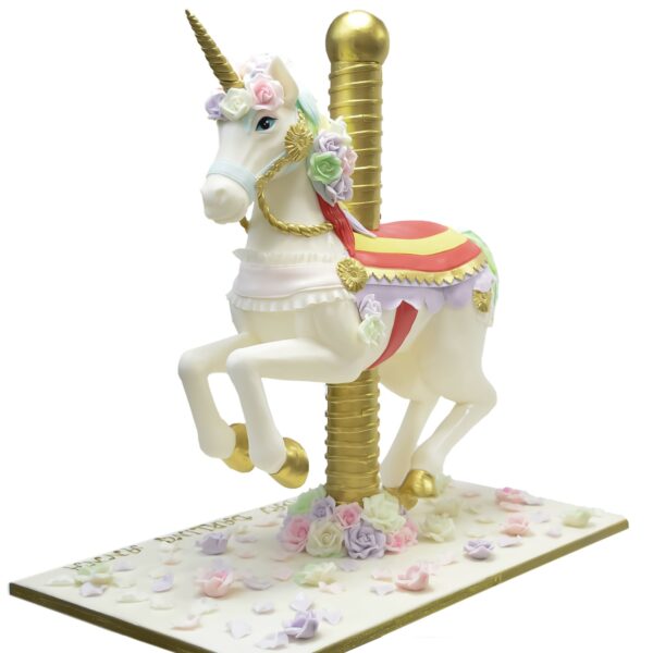 3D Horse Unicorn Cake