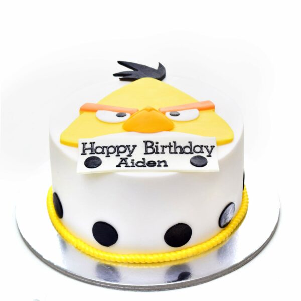 Yellow Angry Birds Cake