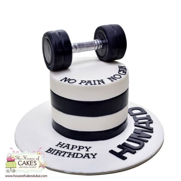 Weights lifting cake 4