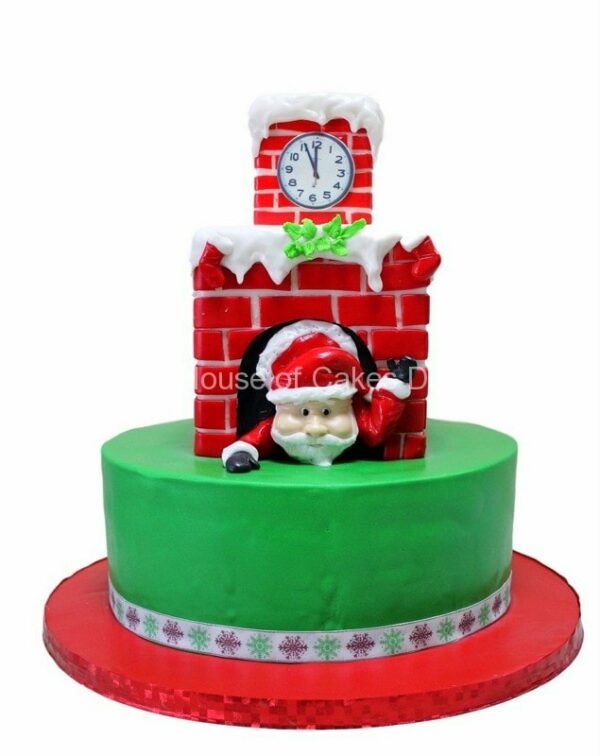 Santa Clause is coming cake