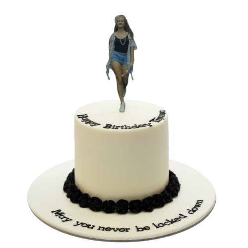 Cake with standing photo - same day delivery