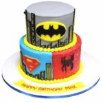 Superheroes cakes
