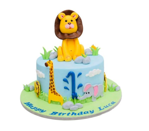 Jungle Animals Cake 9