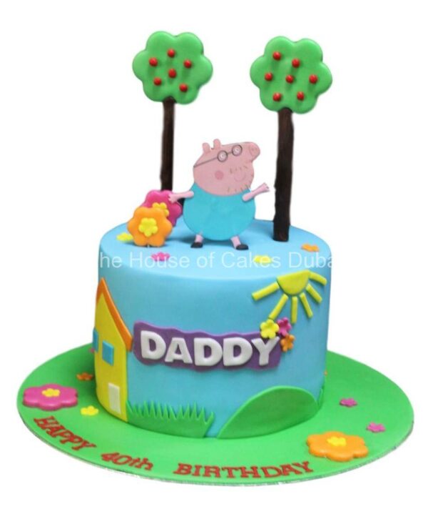 Daddy Pig Cake 2