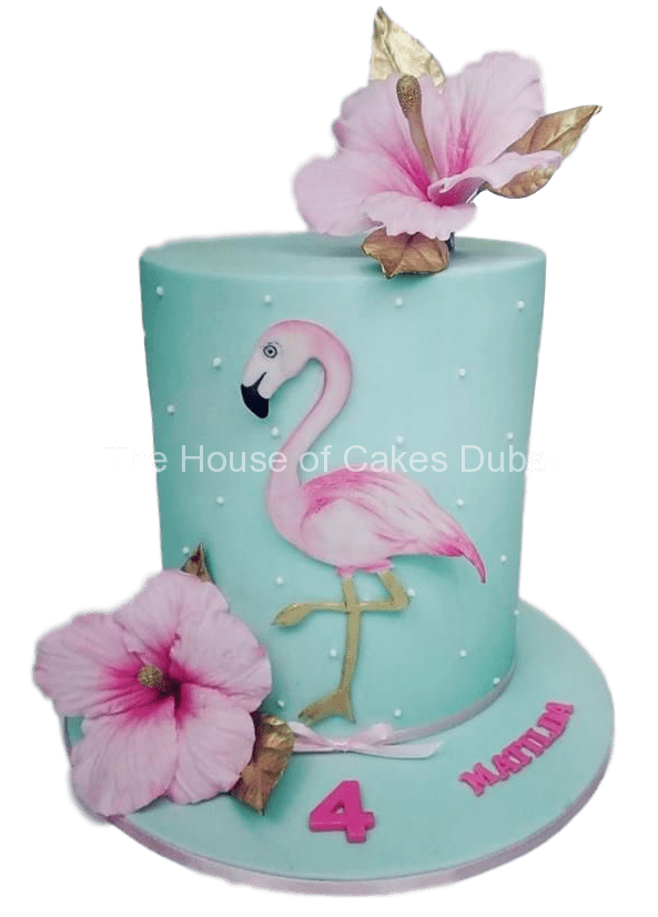 Flamingo cake 7