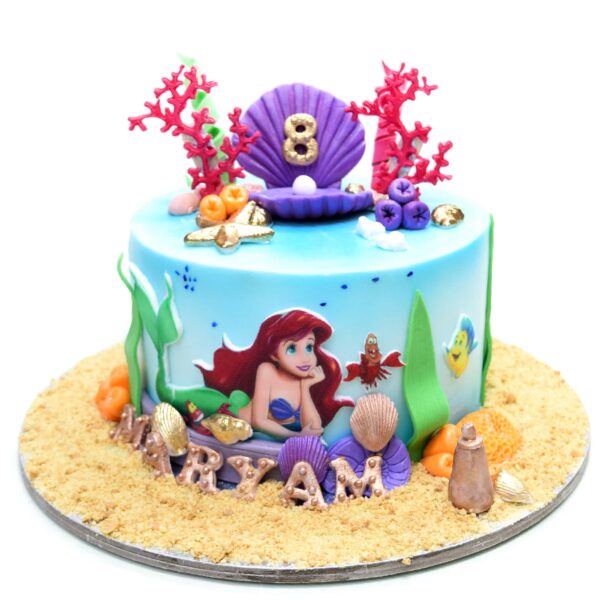 Ariel Mermaid Cake 22