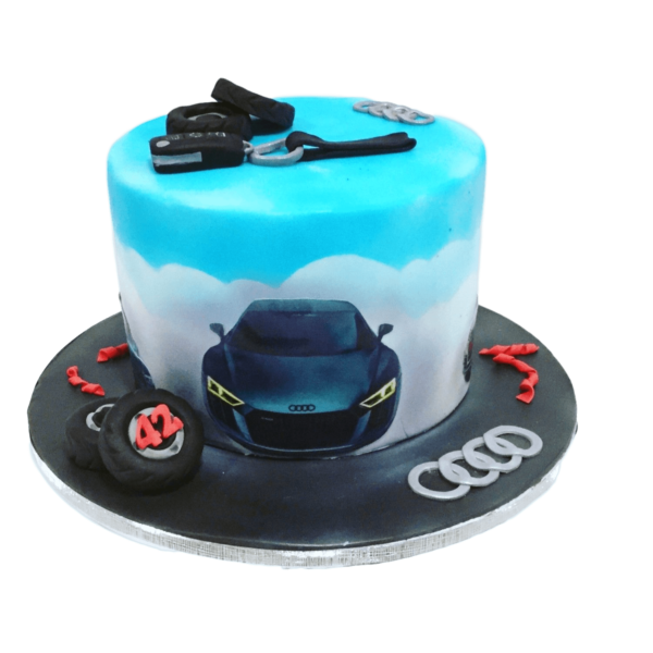 Audi theme cake