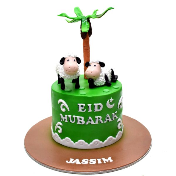 Cake with sheeps 2