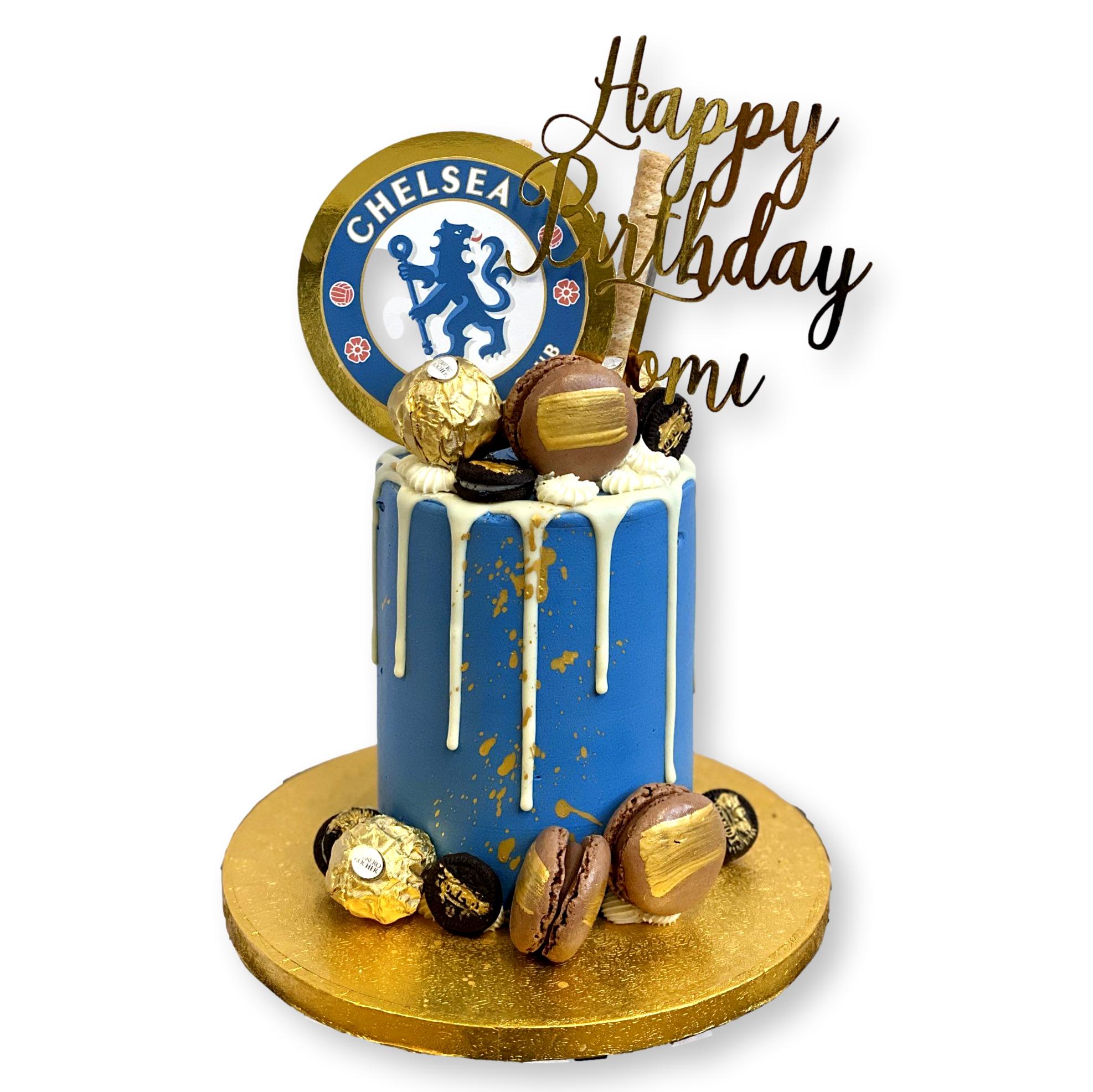 Chelsea FC Birthday Cake  GiftKonnect